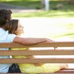 Couple on a Bench - Honeymoon in NM