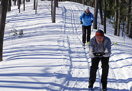 Cross country skiing in Santa Fe
