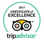 TripAdvisor 2017 Certificate of Excellence
