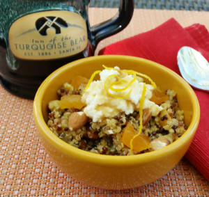 sweet breakfast quinoa at our Santa Fe inn