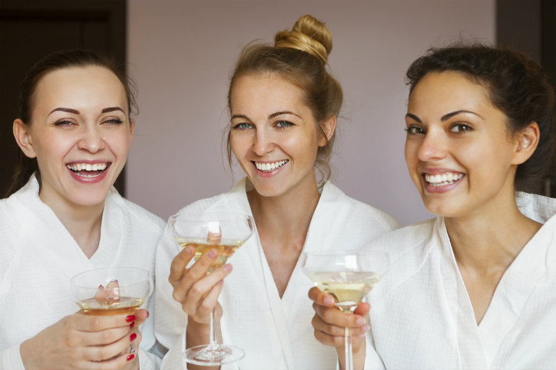 Santa Fe girls' trip spa day