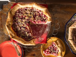 Cranberry Chess Pie