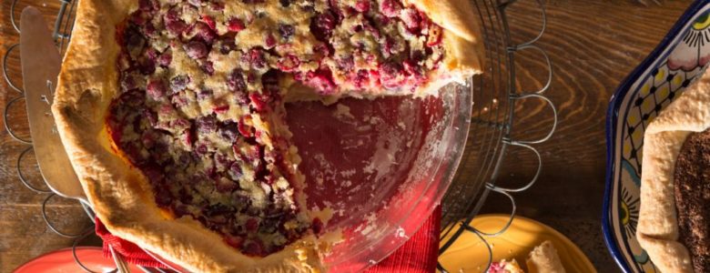 Cranberry Chess Pie