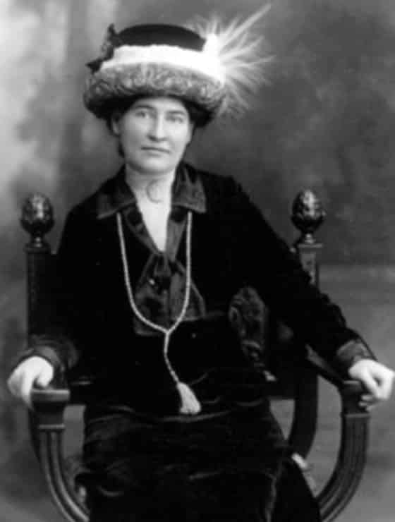 Portrait of Willa Cather, American author of My Antonia.