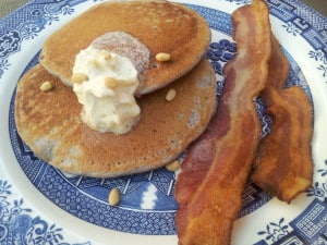 Blue Corn Pinon Pancakes